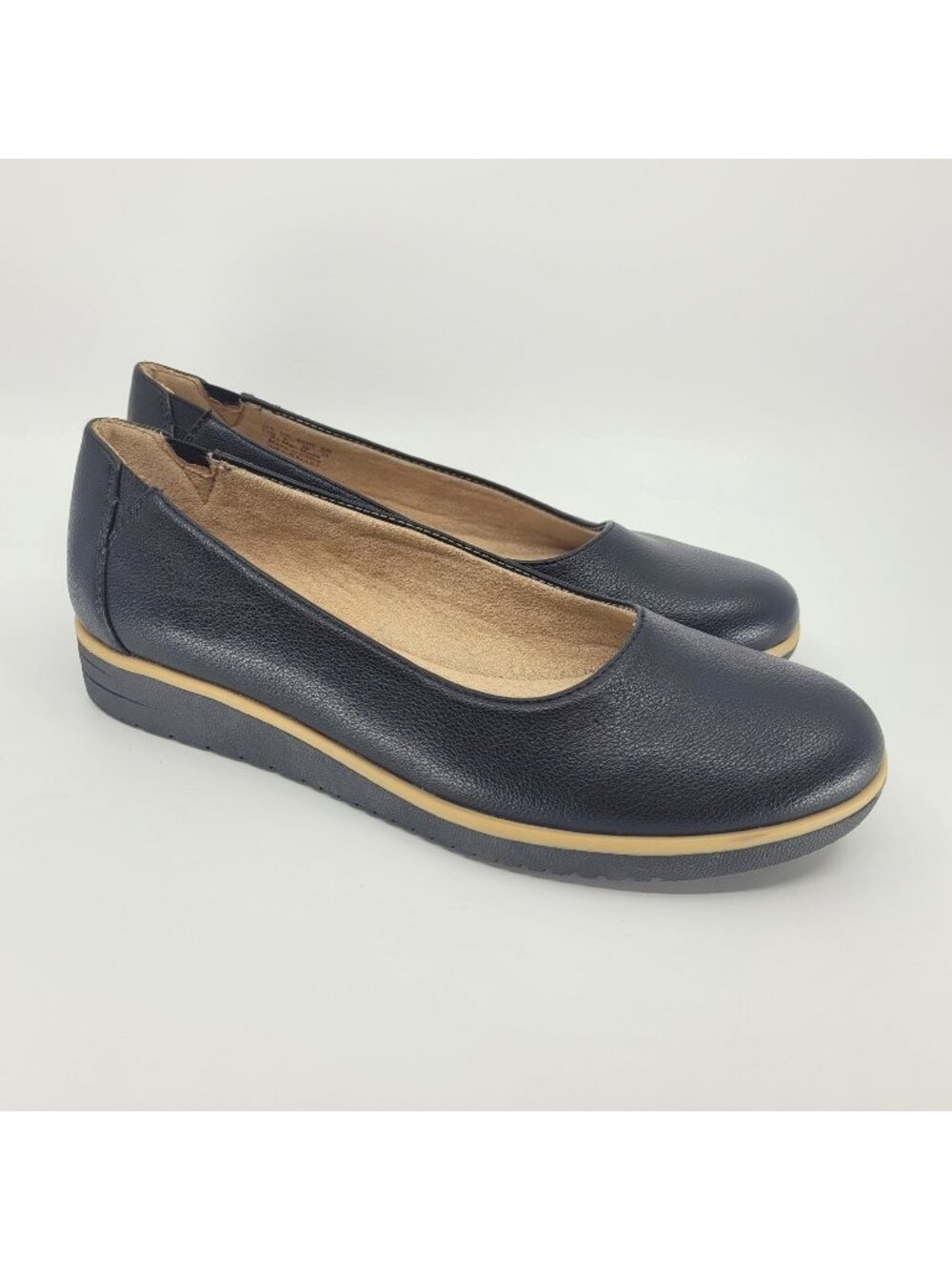 Soul Idea Ballet Women's Size 8.5 Black Loafers Flats Slip On